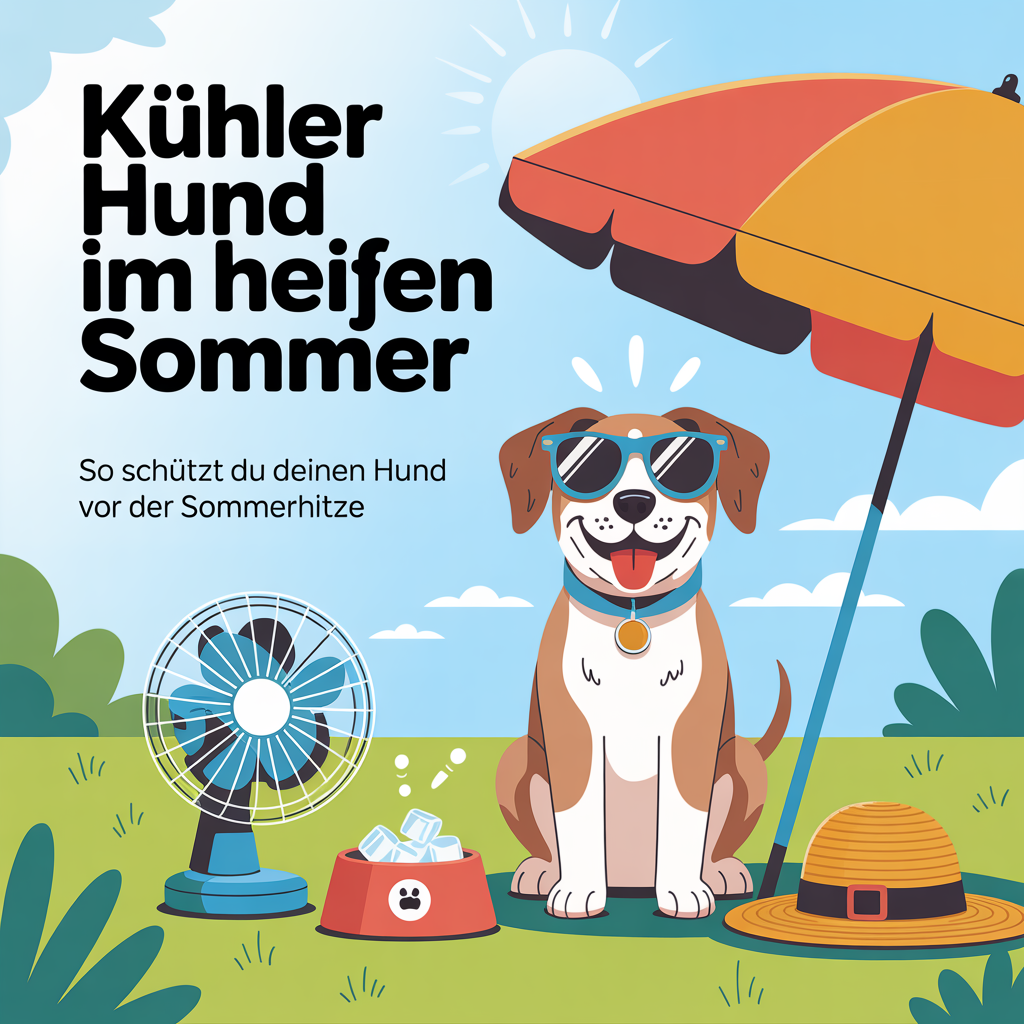 Kühler Hund im heißen Sommer: Tipps für die richtige Sommerpflege