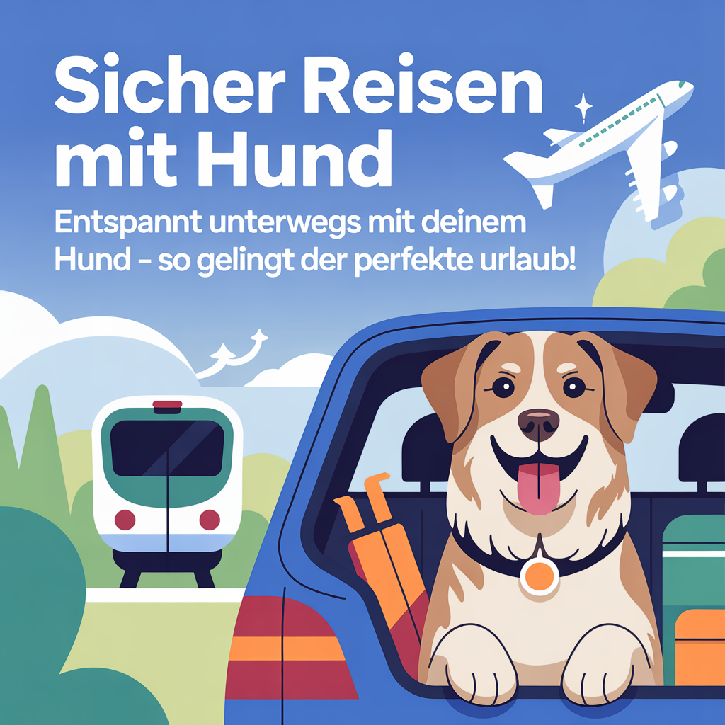 Sicher reisen mit Hund: Tipps für Auto, Bahn und Flugzeug